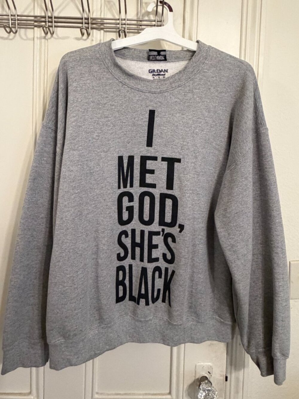 RooftopsNYC Crewneck "I Met God She's Black"